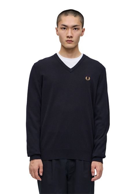 Classic V-Neck Sweater FRED PERRY | sweaters | K9600795